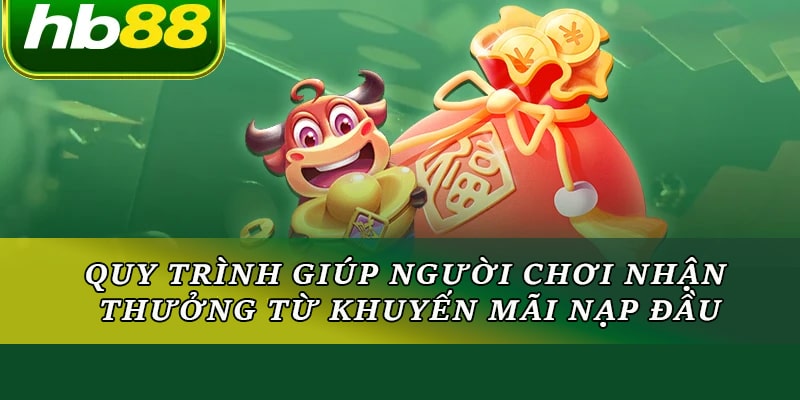 Quy trình giúp người chơi nhận thưởng từ khuyến mãi nạp đầu